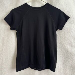 Athleta Girl Power Up Black Short Sleeve Tee Size: 14